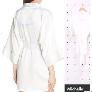 In bloom by jonquil satin The Bride robe and chemise